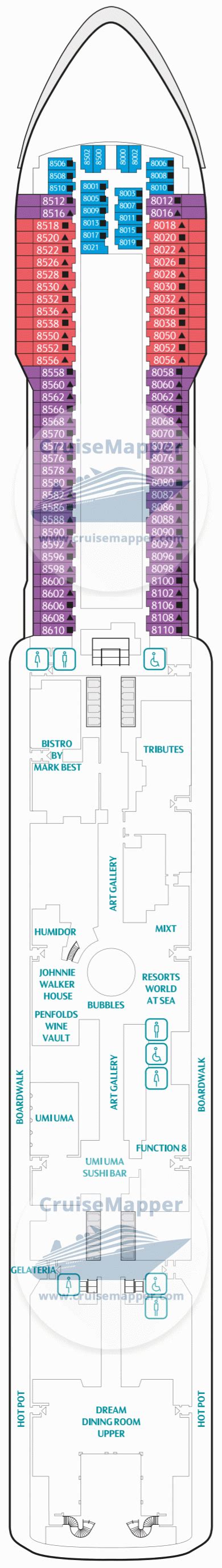 genting dream cruise casino|Genting Dream deck plan .